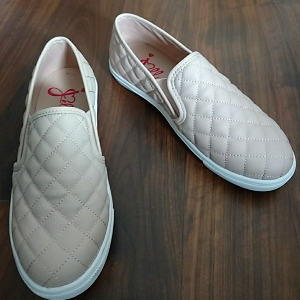 Quilted pink jellypop shoes